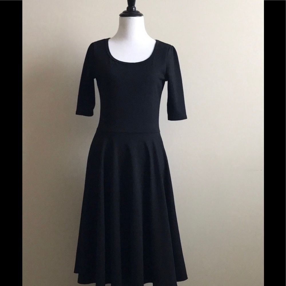 Lularoe Solid Black Nicole 2XL